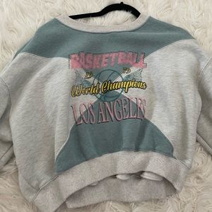 Princess Polly graphic cropped crewneck